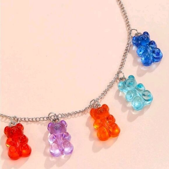 🧸Adorable Colorful Teddybear Necklace 🧸 - Picture 4 of 4